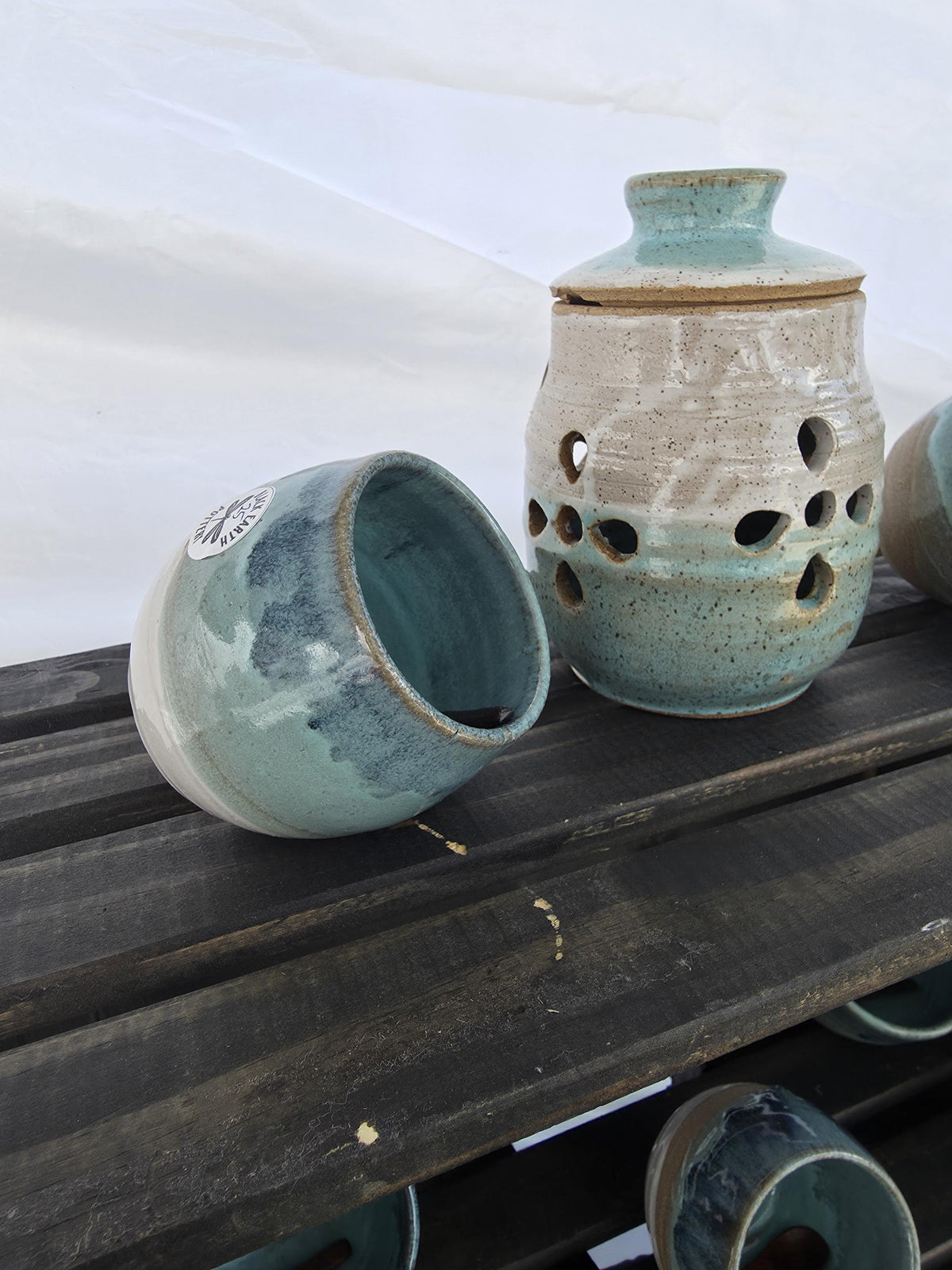 Handmade Pottery Salt Pig