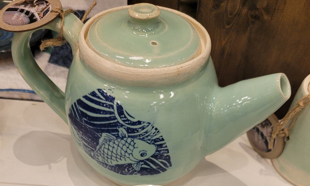 Teapot, handmade, pottery