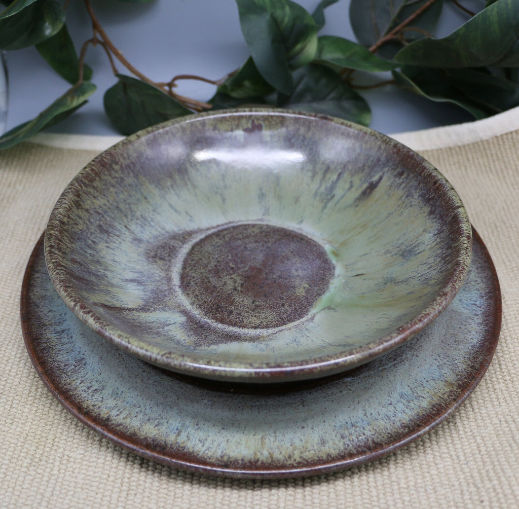 Handmade stoneware pasta bowls. Can mix and match