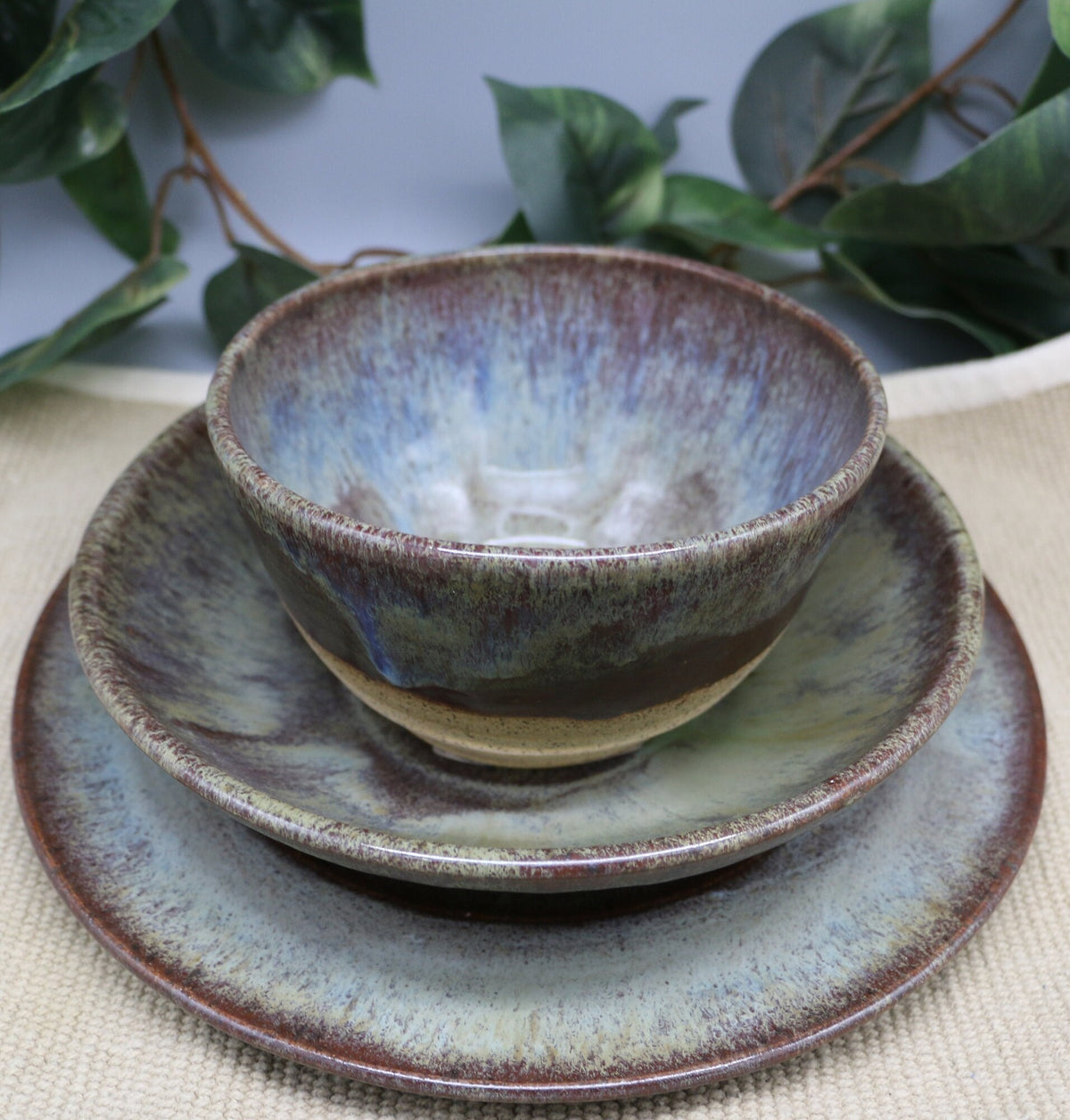 Handmade stoneware pasta bowls. Can mix and match