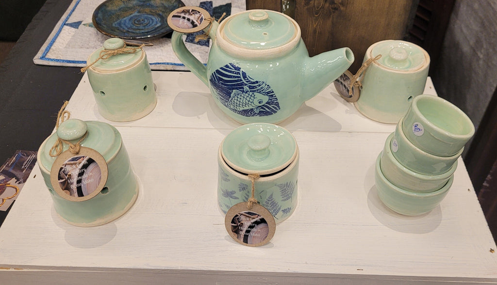 Teapot, handmade, pottery