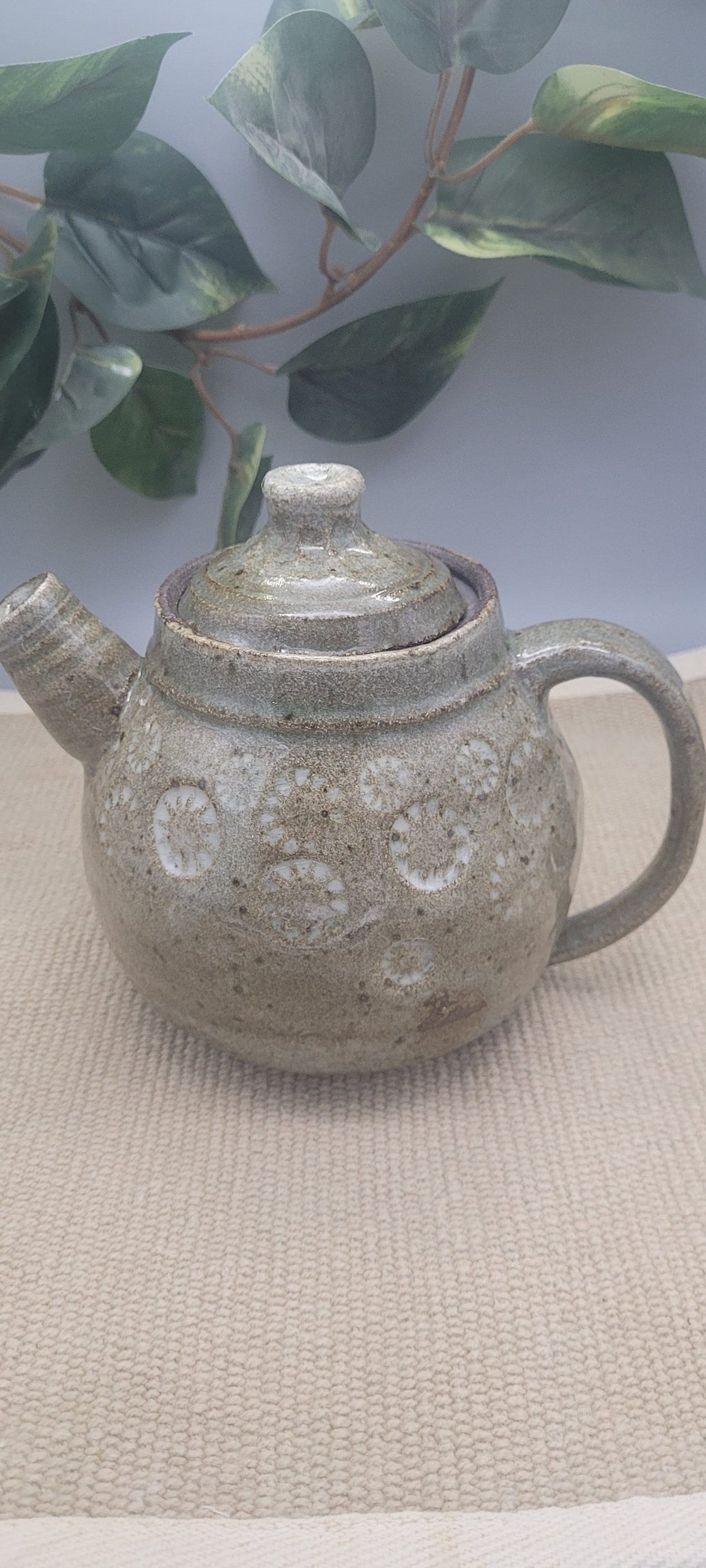 Teapot - Handmade Mishima Inlay