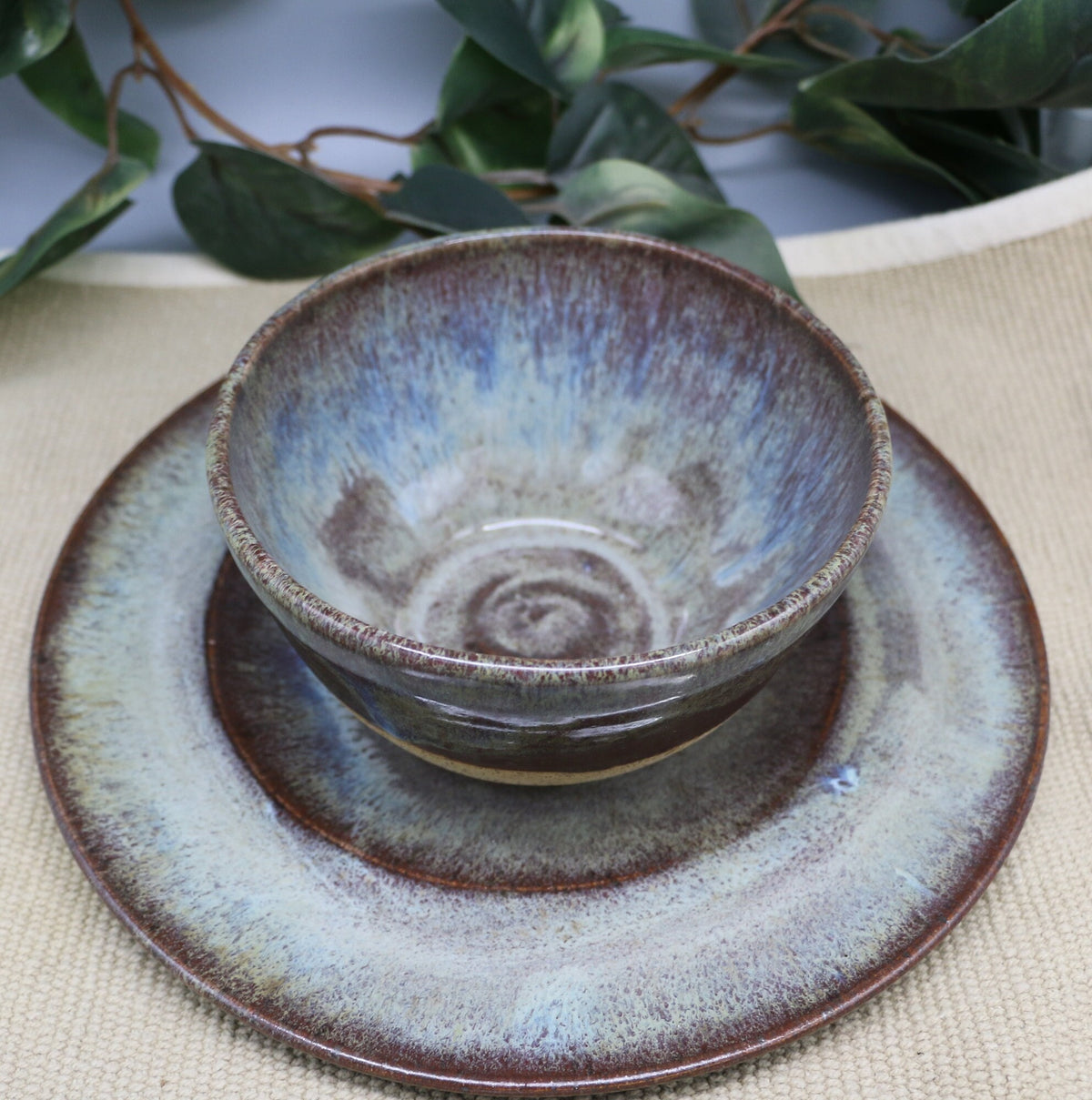 Handmade stoneware pasta bowls. Can mix and match