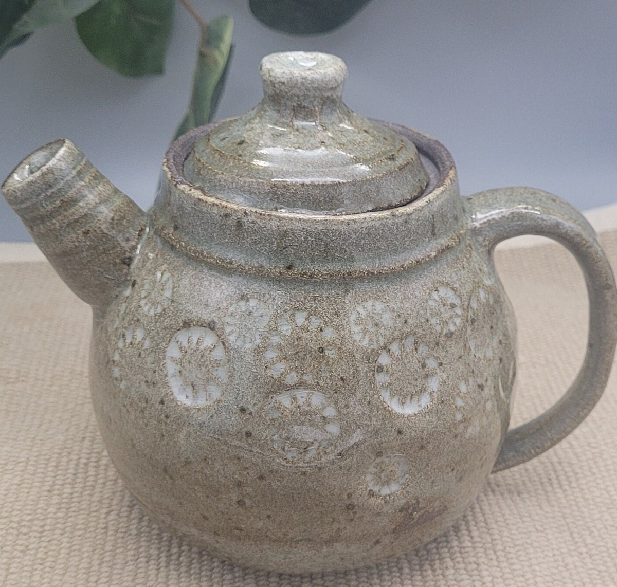 Teapot - Handmade Mishima Inlay