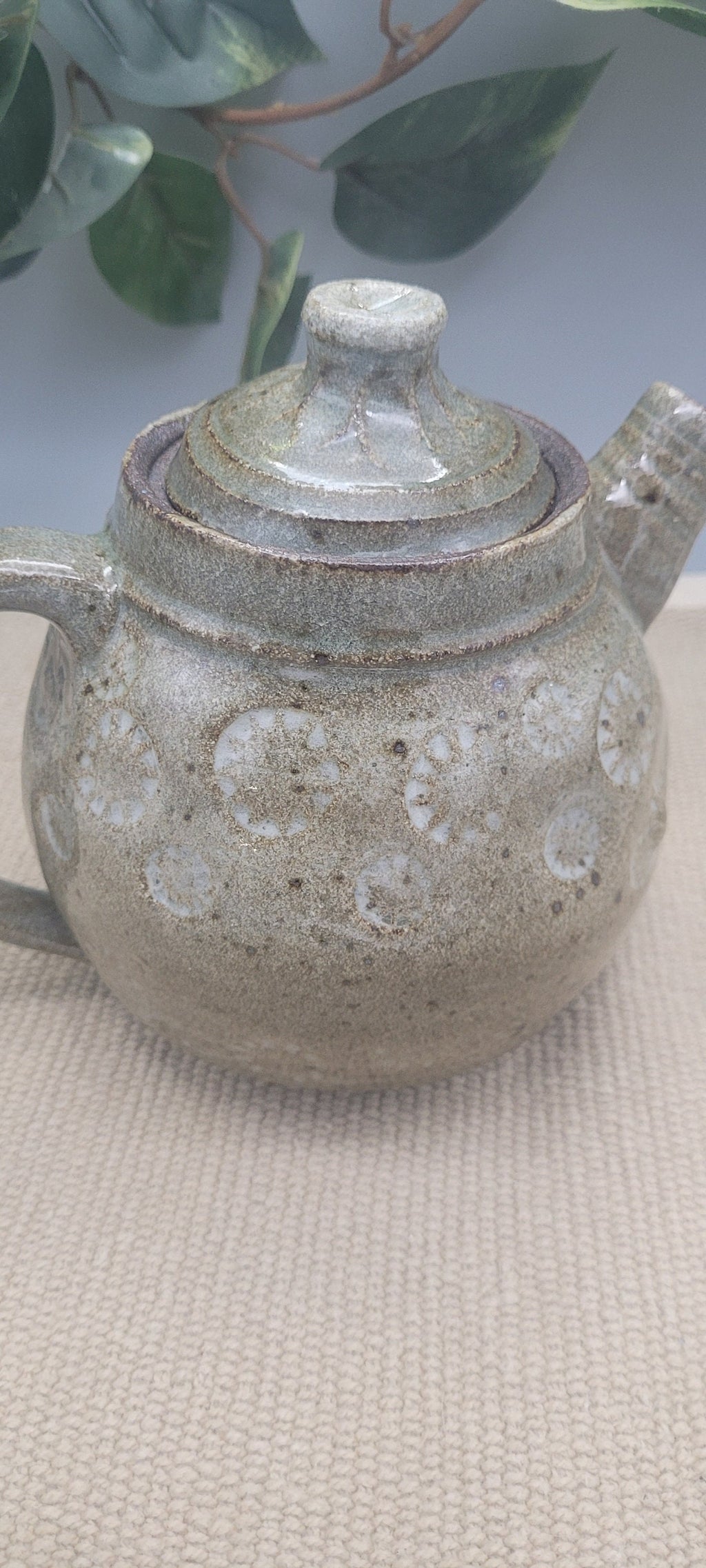 Teapot - Handmade Mishima Inlay