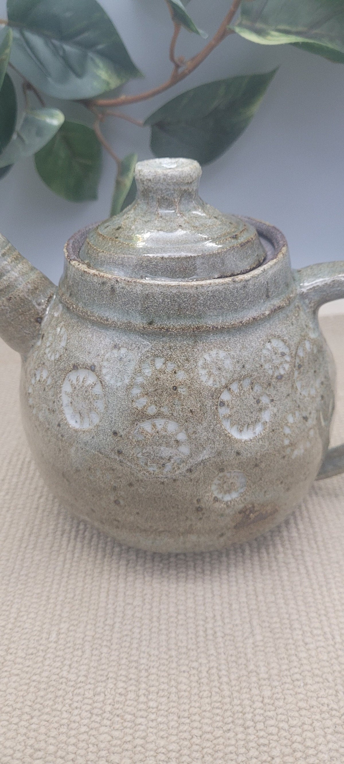 Teapot - Handmade Mishima Inlay