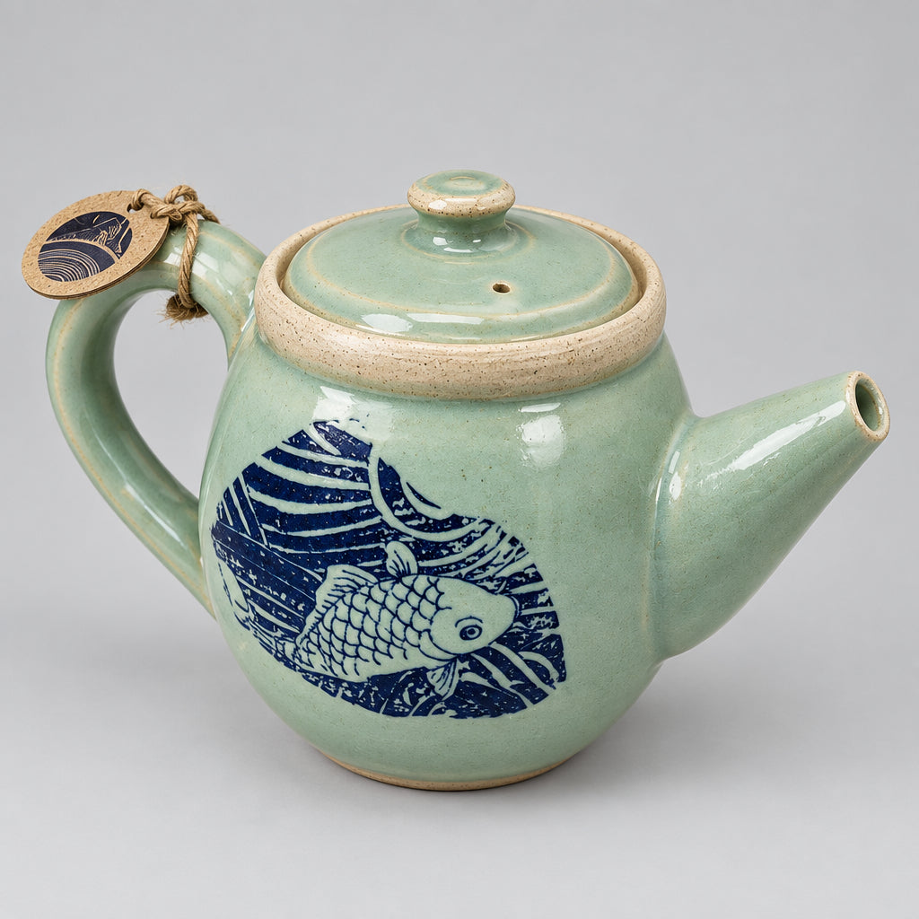 Teapot, handmade, pottery
