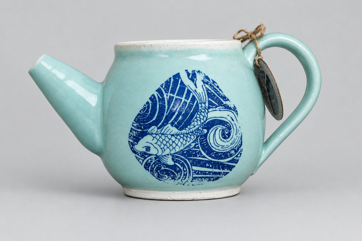 Teapot, handmade, pottery