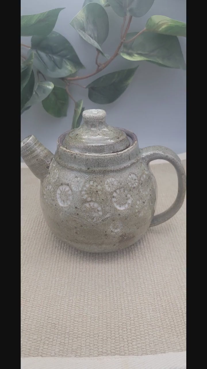Teapot - Handmade Mishima Inlay